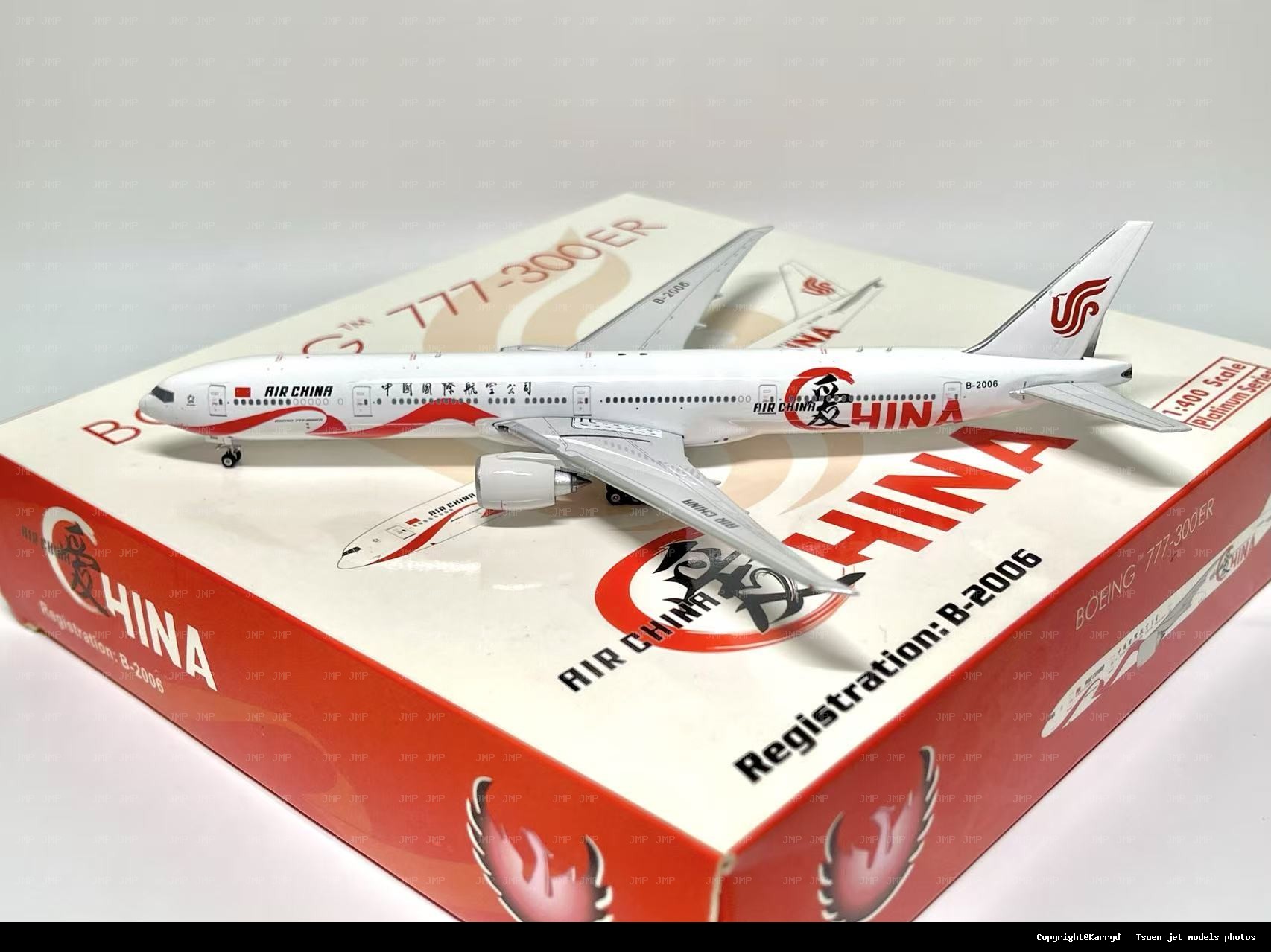 B-2006 爱中国号777 飞机模型展示（1）