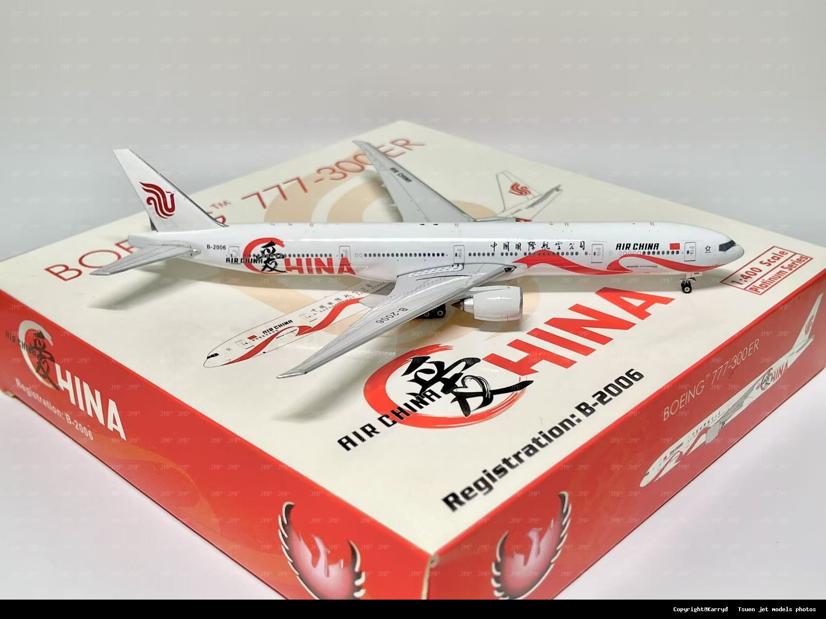 B-2006 爱中国号777 飞机模型展示（2）
